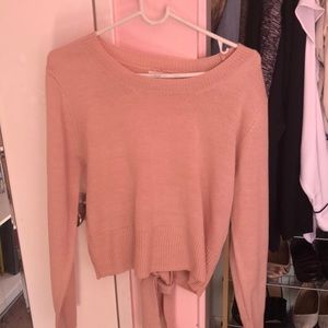 Knot Knit Pullover Sweater